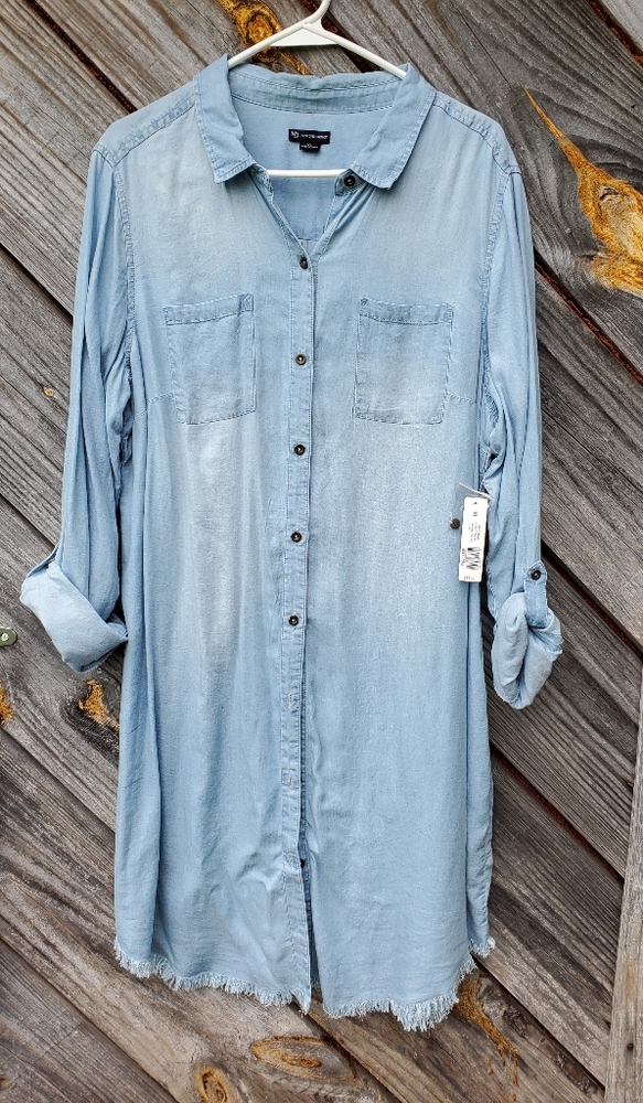 Ladies Denim Shirt Dress